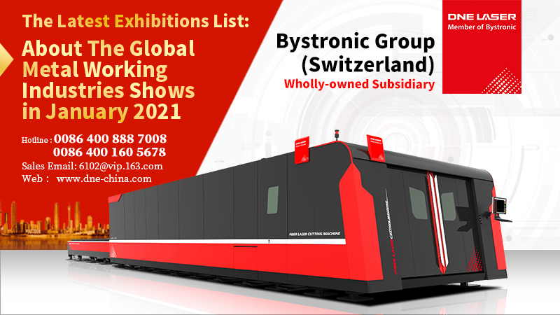 Global Metal Working Industries Trade Shows in January 2021